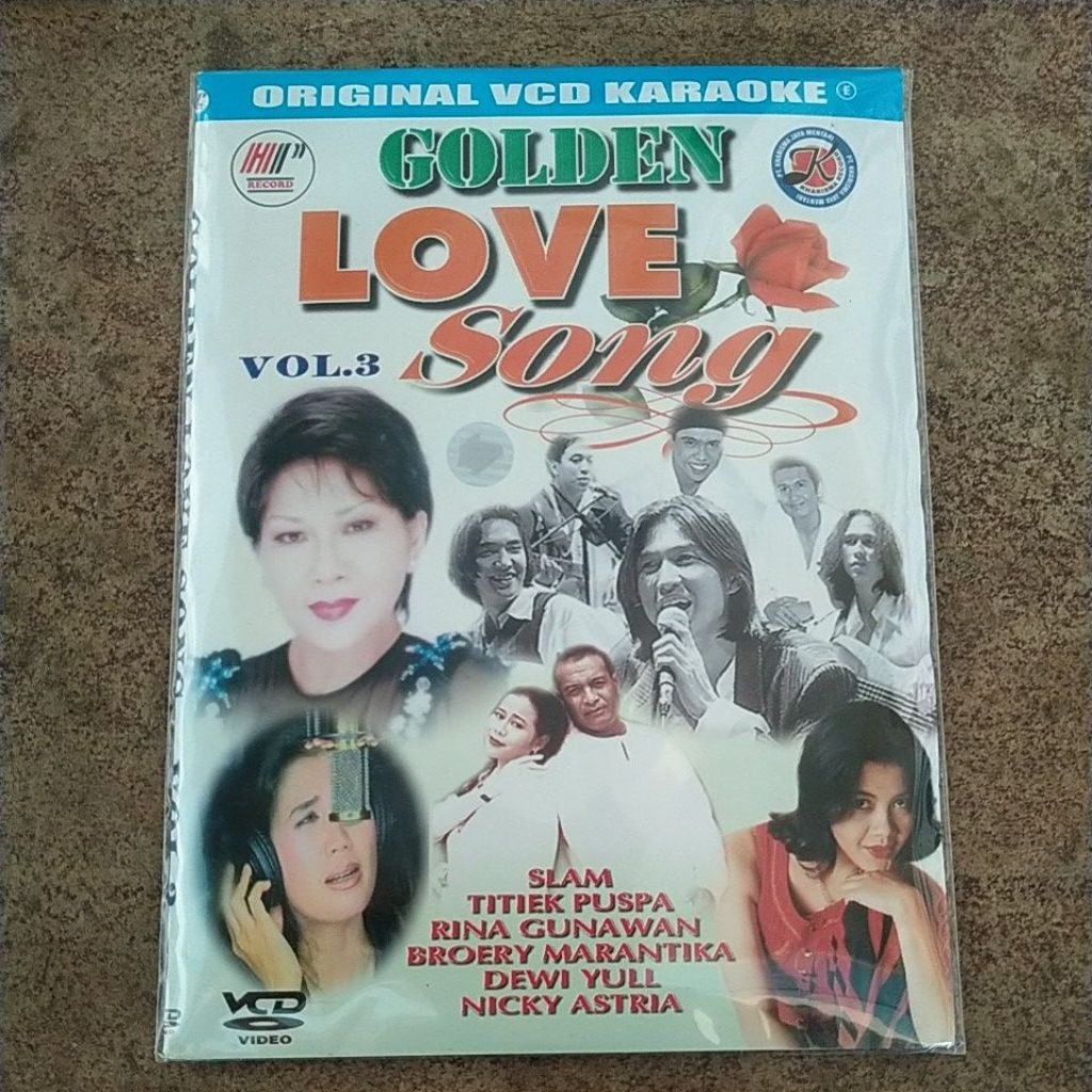Vcd ori karaoke Golden love songs vol 3