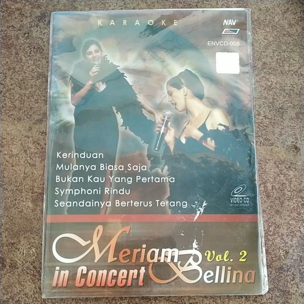 Vcd ori Karaoke Meriam Bellina in concert vol 2