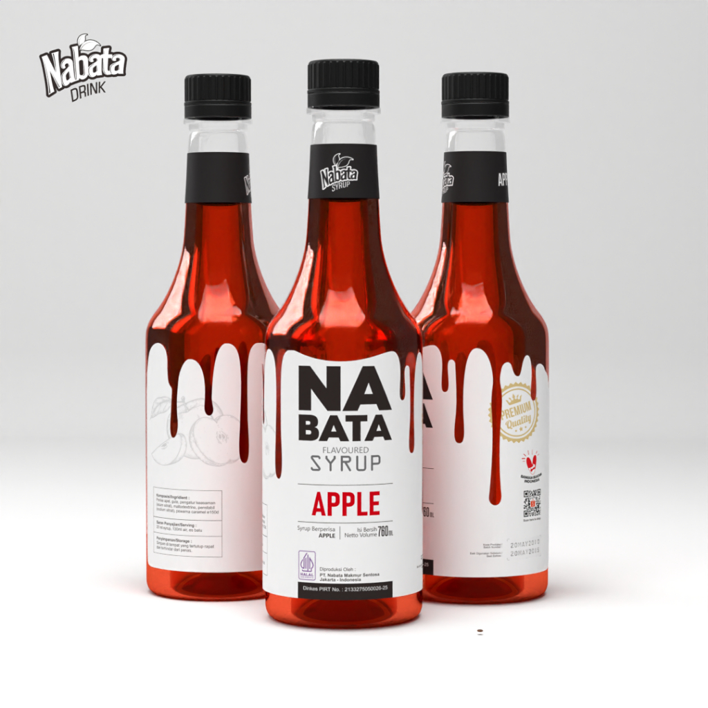 

Sirup Apple Premium 760ml Nabata Drink - Syrup Apple Untuk Cafe Restauran