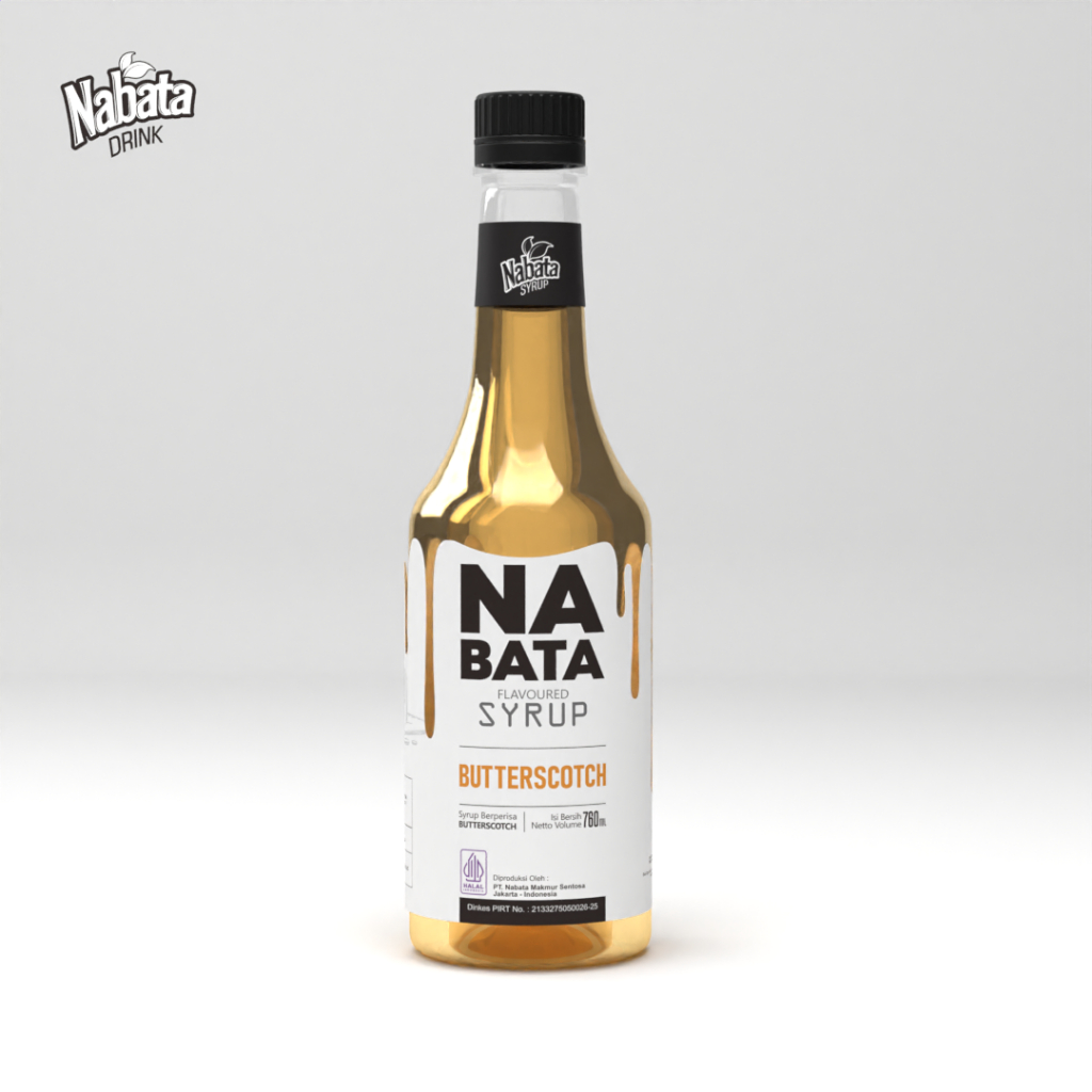 

Nabata - Sirup Butterscotch Premium 760ml | Butterscotch Syrup Premium Nabata For Coffee