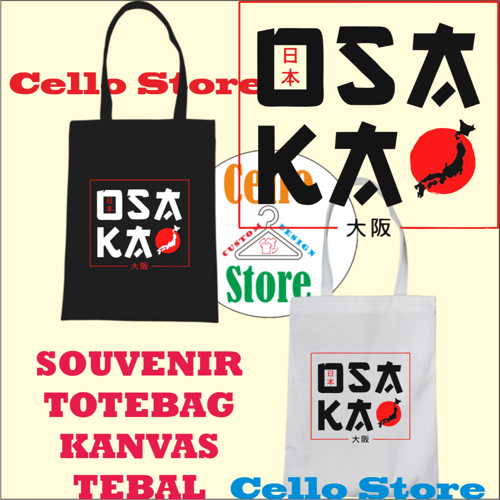 Tas Totebag Souvenir Premium oleh2 JEPANG