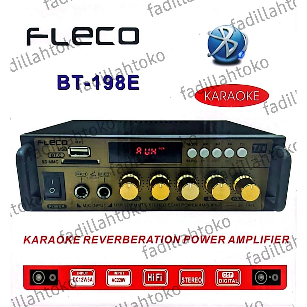 Amplifier /Fleco BT-198E Amplifier / Amplifier Murah Berkualitas / Amplifier Untuk Karaoke