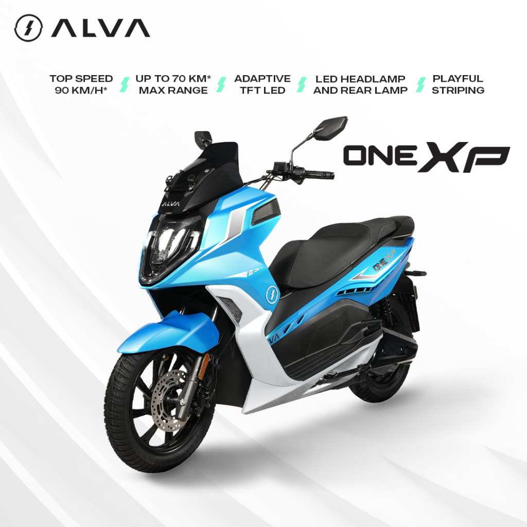 ALVA - ALVA ONE XP Sepeda Motor Listrik 2 Baterai
