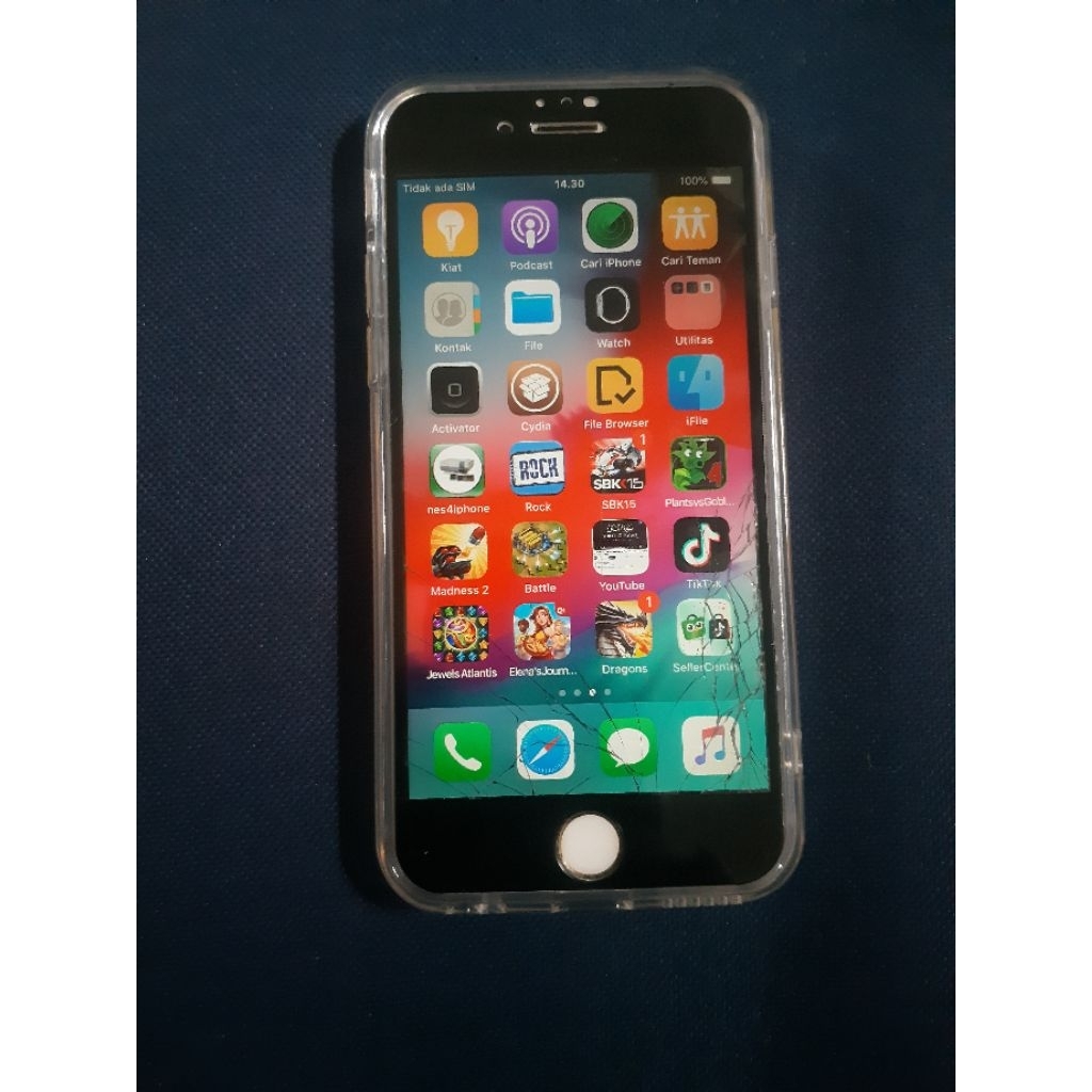 iphone 6 original ts retak normal ( bypass icloud )