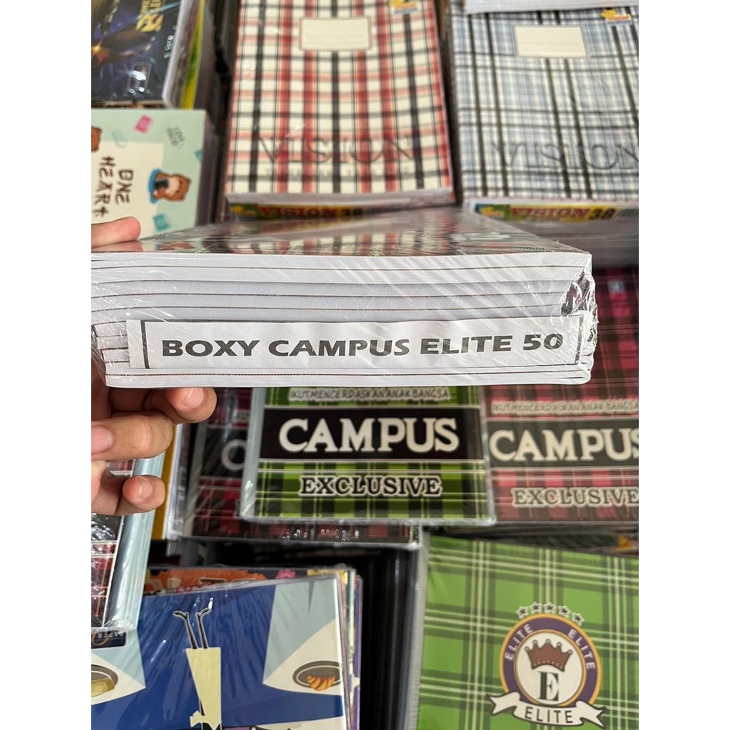 

Buku Tulis Big boos 1 pak isi 10 buku 50 lembar buku tulis sekolah bergaris//terlaris