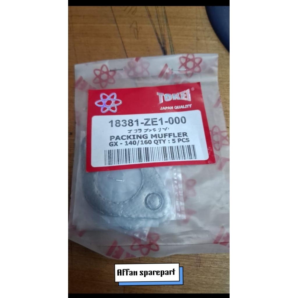 PAKING KENALPOT GX 160 / GX 200 TOKEI PACKING MUFFLER GX 160 / GX 200 ASLI TOKEI