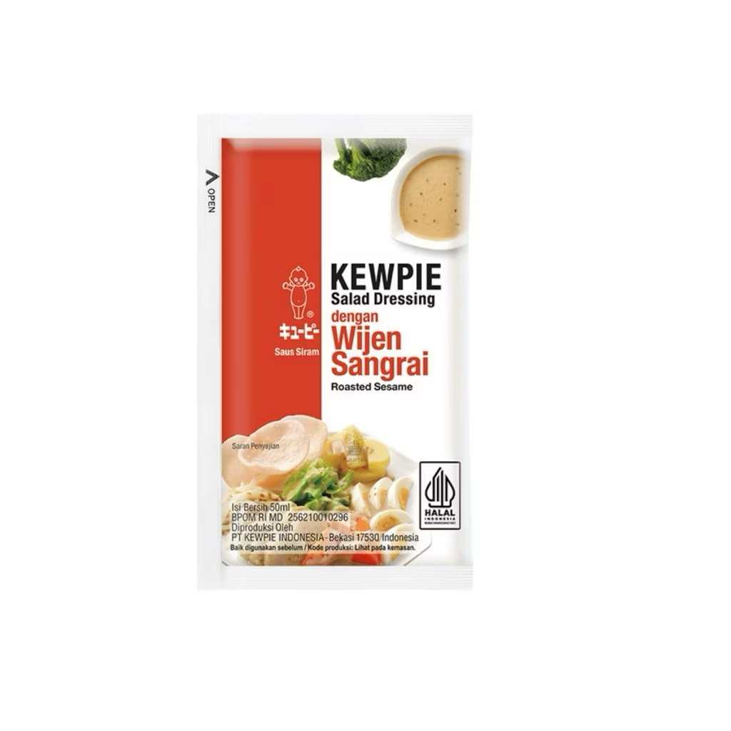 

KEWPIE SALAD DRESSING DENGAN WIJEN SANGRAI