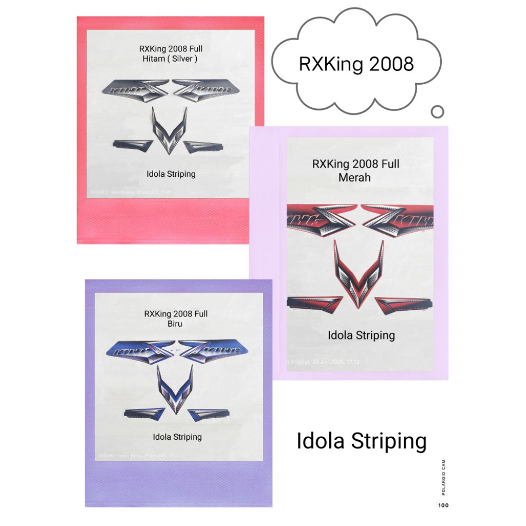 Striping RXKing 2007 / 2008