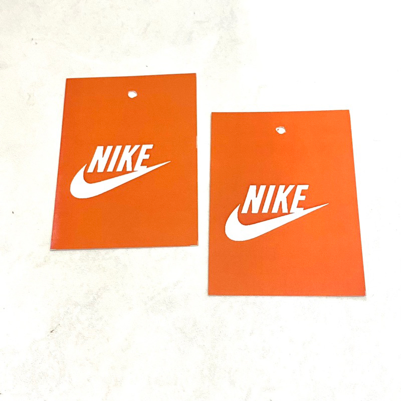 

Hangtag Nike Orange / Hangtag Sepatu // Label Sepatu