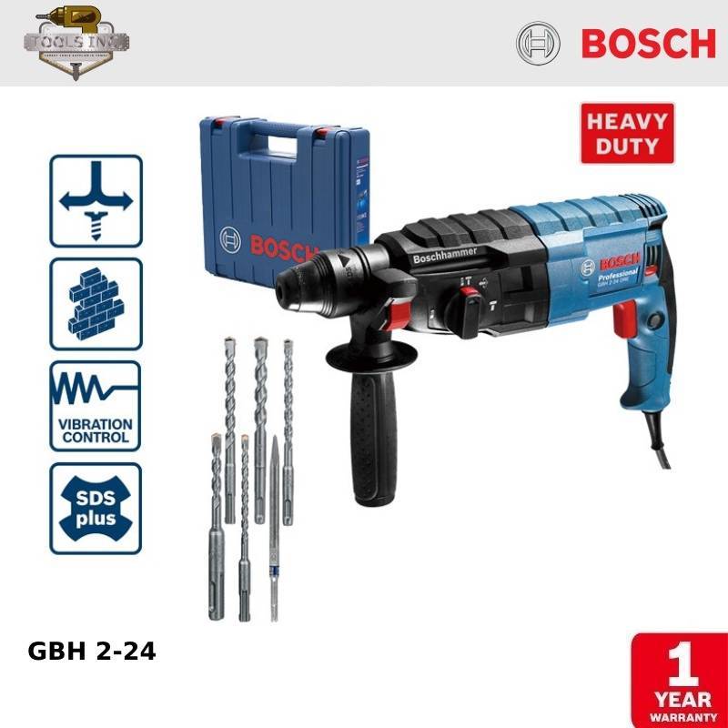 Mesin Bobok Tembok / Bosch GBH 2-24 DRE Combo Set 6 Mata Bobok