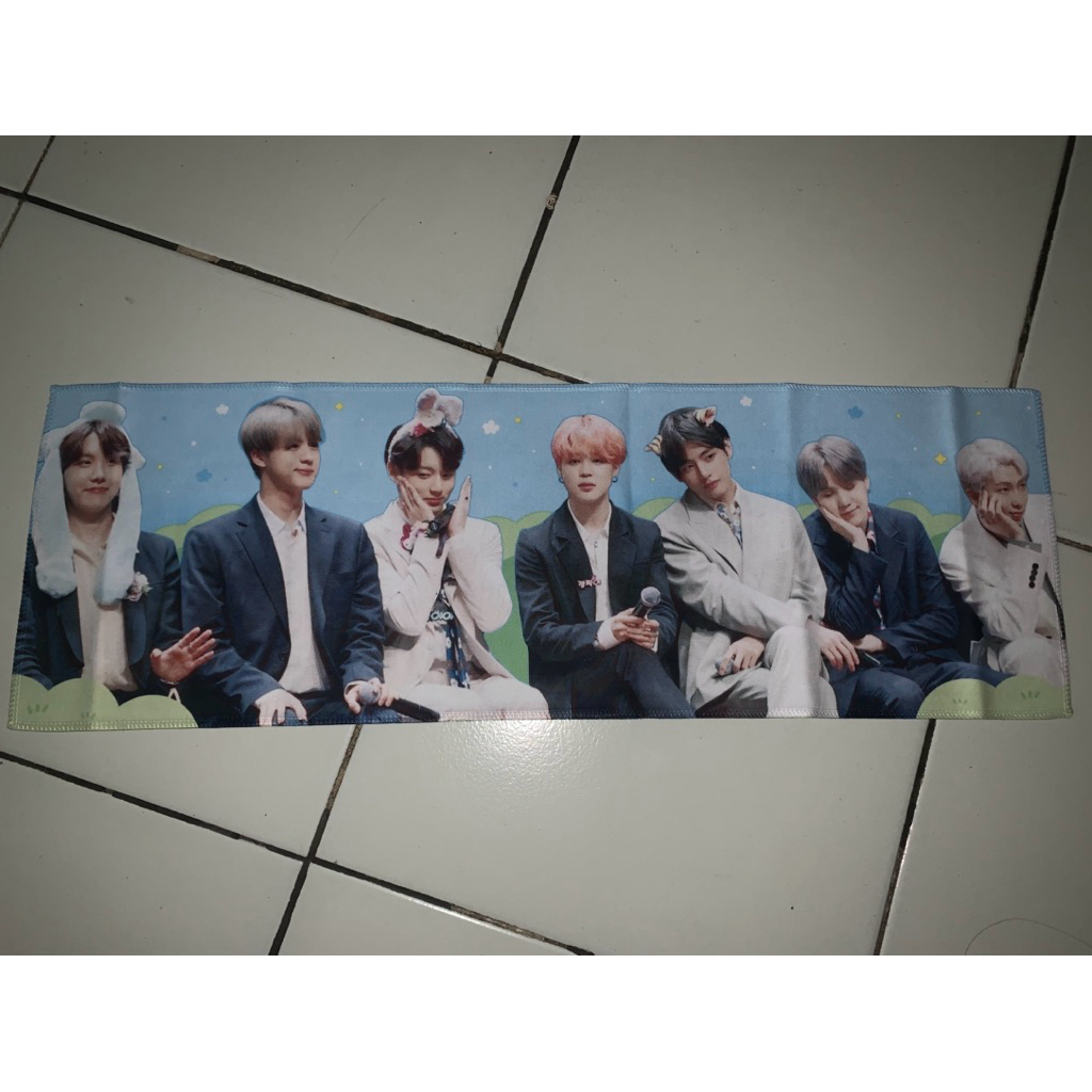 SLOGAN FOTO OT7 BTS FANSITE REFLECTIVE