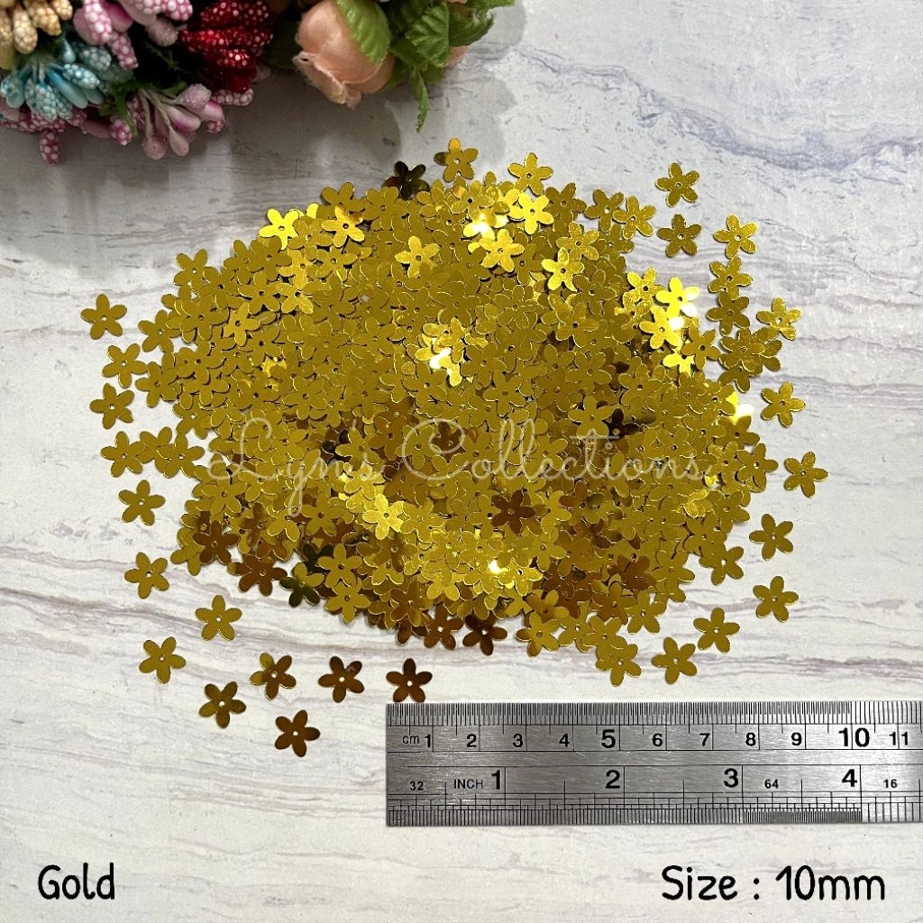(20gr) Payet Ramboci Piringan Bunga Seruni 10mm