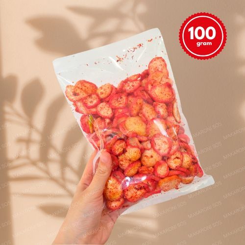 

MAKARONI SOS - KERUPUK SEBLAK 100 GR | CAMILAN RENYAH VIRAL MURAH KEKINIAN