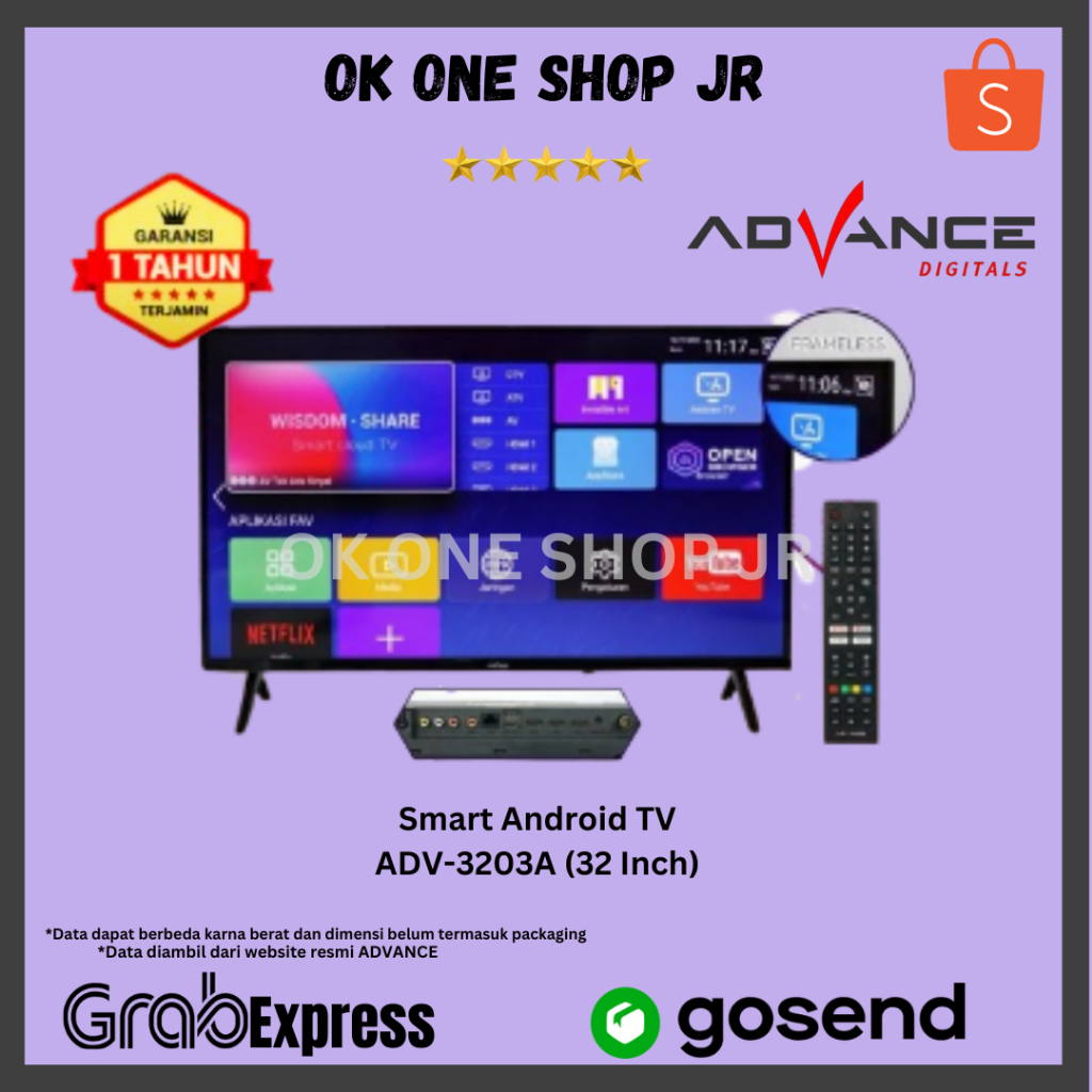 ADVANCE ADV-3203A Smart Android TV | ADV 3203 A - 32 Inch