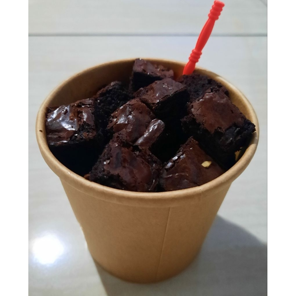 

Brownies bite / Fudgy Brownies cup 12 Oz