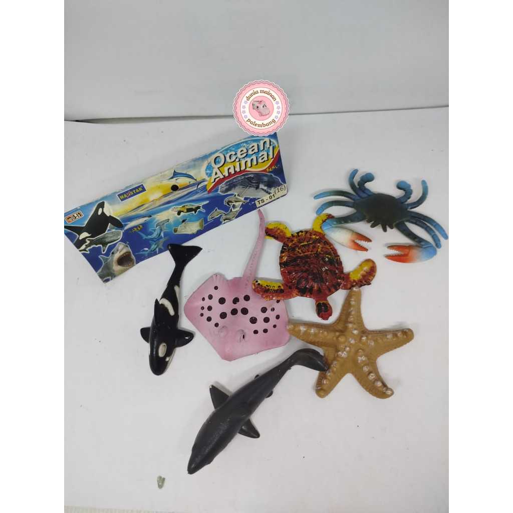 MAINAN HEWAN LAUT KARET TS 16 / MINIATUR HEWAN LAUT TS 16