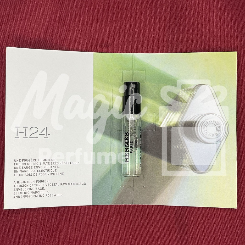 H24  Tester Parfum 1.5ml Wewangian Parfum Botol/Sampel Parfum/Vial Parfum Original