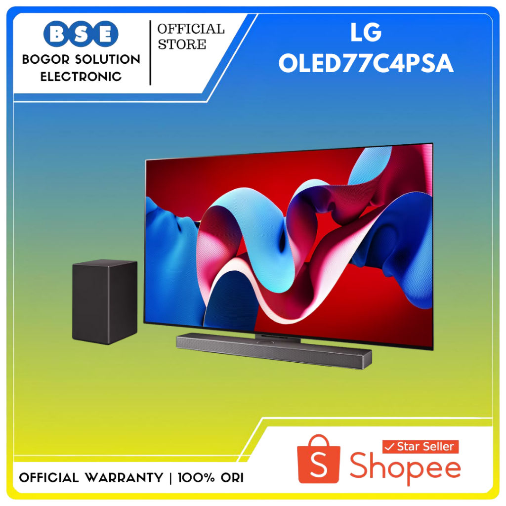 TV OLED 77 Inch LG OLED C4 LG 77C4 OLED 77C4PSA 4K Smart TV // OLED 77C4PSA 77C4 - 77C4