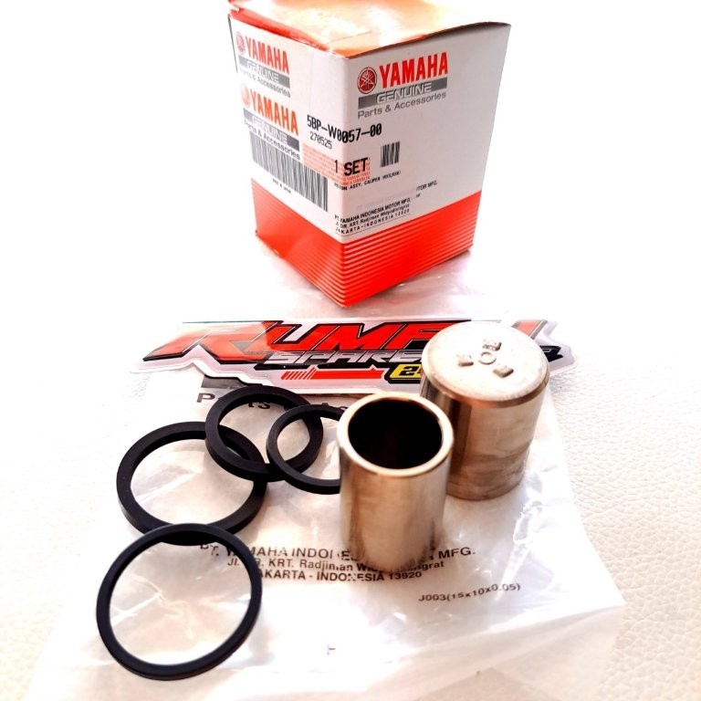 SEAL DAN PISTON KALIPER RX KING NEW SCORPIO F1ZR NOUVO ORIGINAL YAMAHA 5BP W0057 00