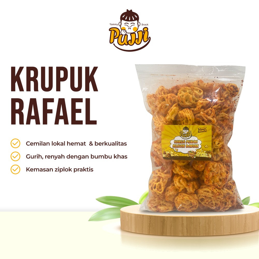 

PUJJI SNACK - Kerupuk Seblak Rafael / Kerupuk Seblak Kering Rafael / Kerupuk Pedas Rafael