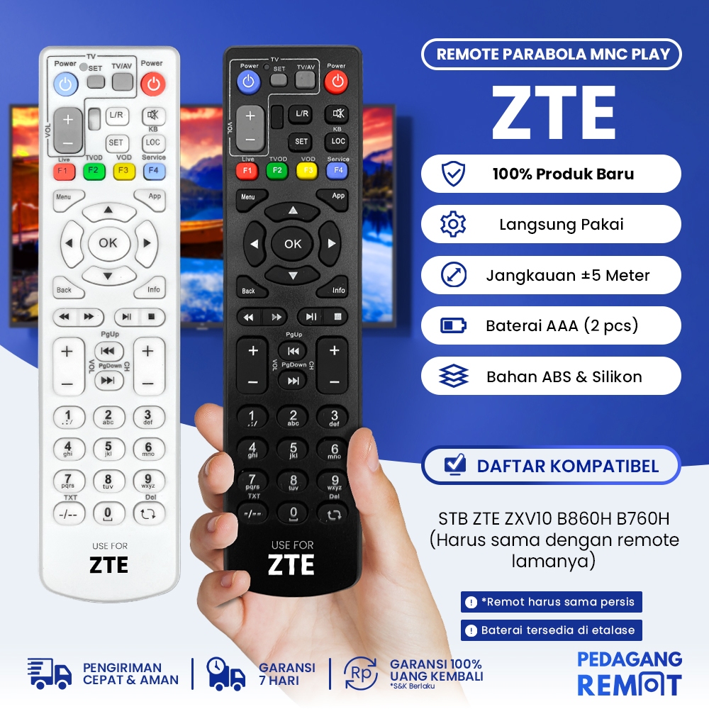 Remot Remote Receiver STB Android TV BOX ZTE ZXV10 B860H B760H USEE TV