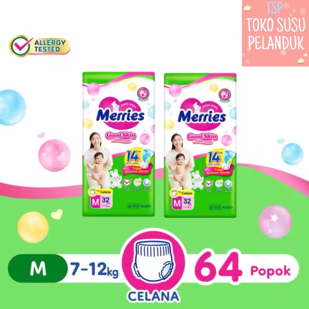 RB7 (PAKET 2 BAL) Merries Pants NB-S40/M32/L28/XL26/XXL28