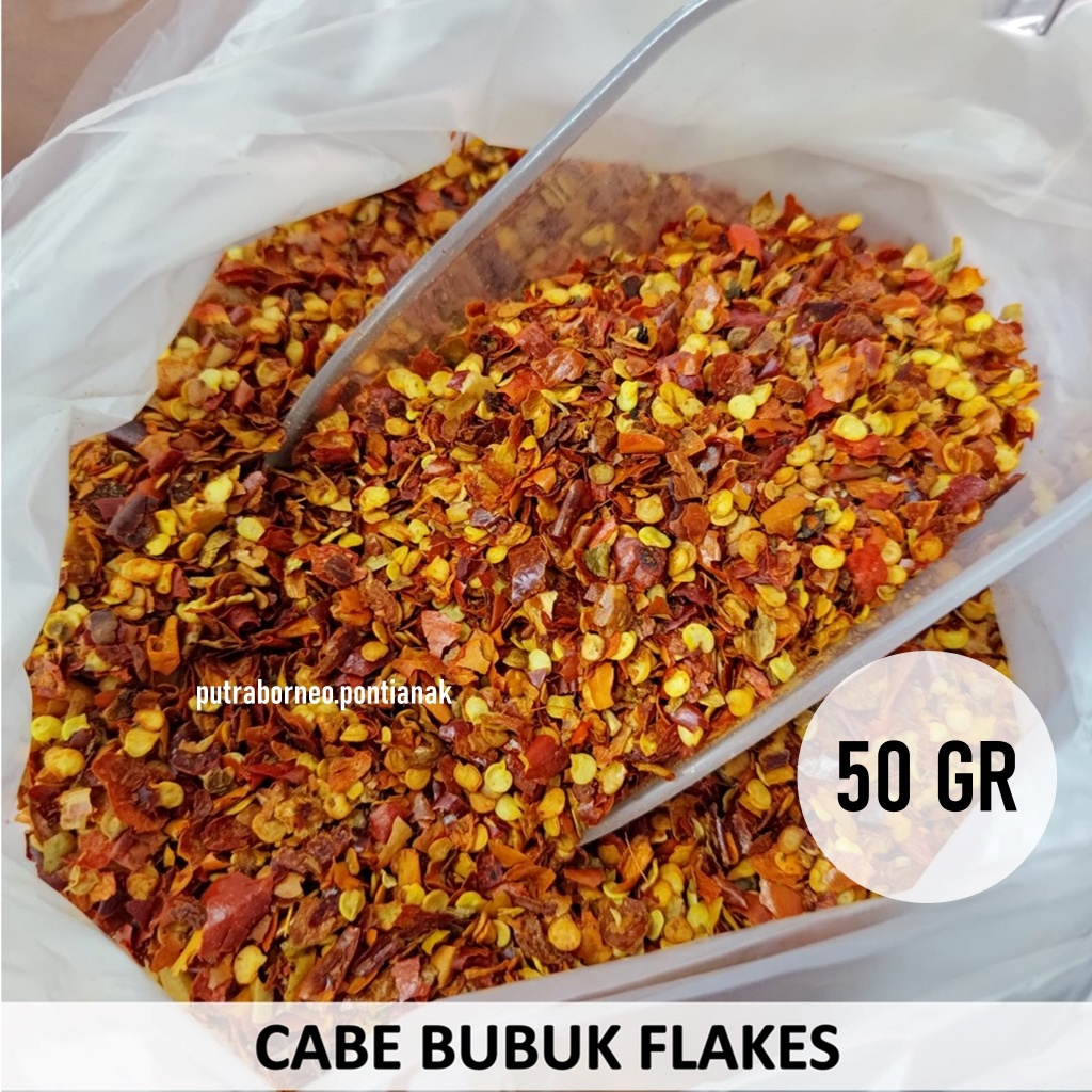 

Cabe Bubuk Kasar 50 gr / Chili Flakes / Cabe Kering Gochugaru / Cabai Bubuk / Bumbu Dapur
