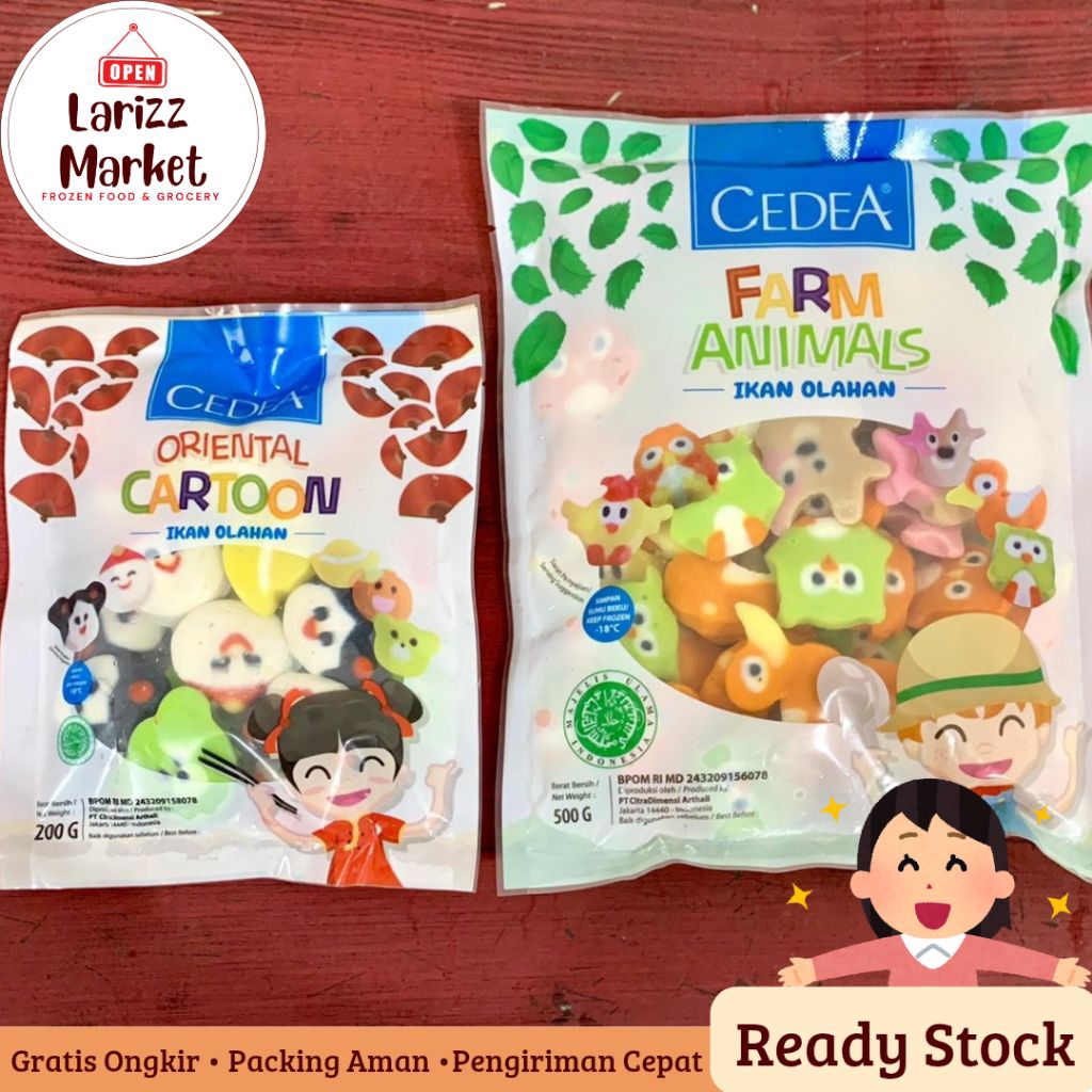 

Cedea Fish Animal Cartoon Kesukaan Anak Anak Sehat Terbuat Dari Ikan Segar