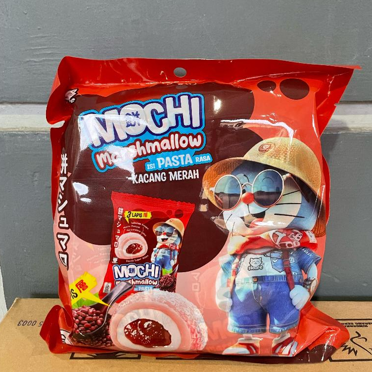 

Mochi Kacang merah silkys Marshmallow Lembut Aneka Rasa Coklat Taro Mangga by Sidore 1pack Isi 8 Pc nagasaki snowcake