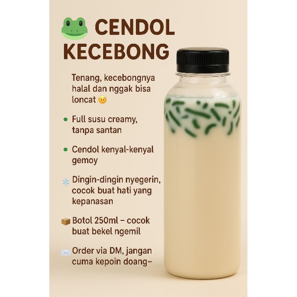 

cendol kecebong