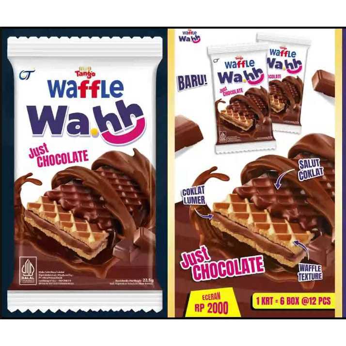 

Wahh Waffle Chocolate | Isi 12 Pcs | Tango