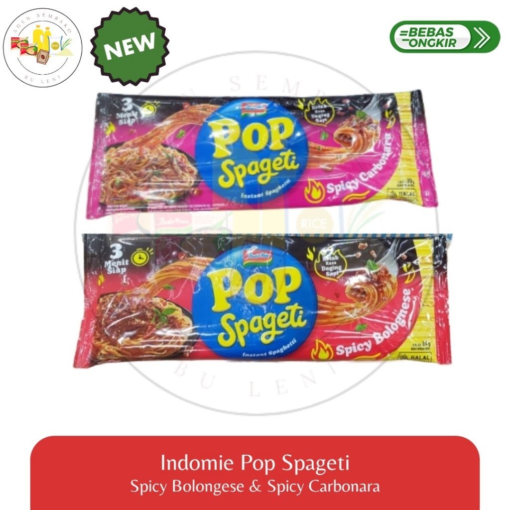 

Indomie Pop Spageti Rasa Spicy Bolognese dan Spicy Carbonara
