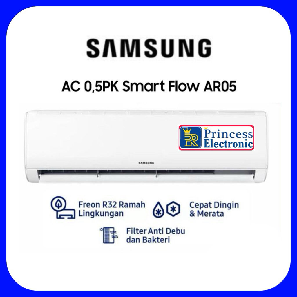 Ac samsung 1/2 Pk  indoor dan outdoor only