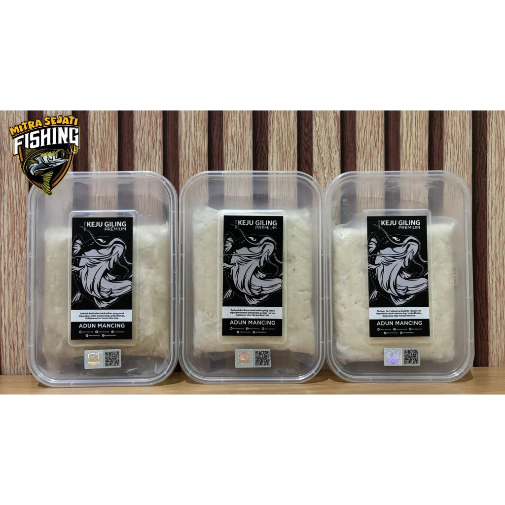 Umpan Lele Siap Pakai Keju Giling Premium Adun Mancing 350gr