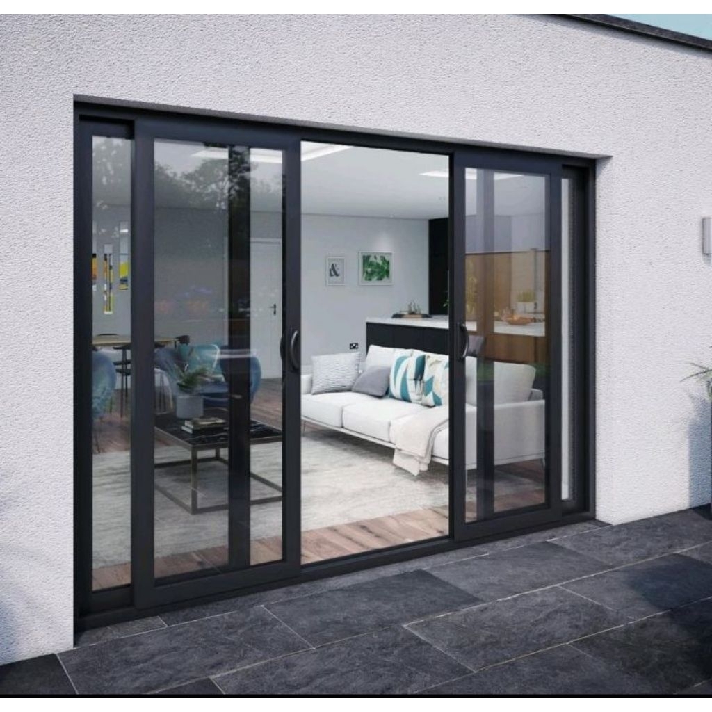 PINTU SLIDING ALUMINIUM KACA