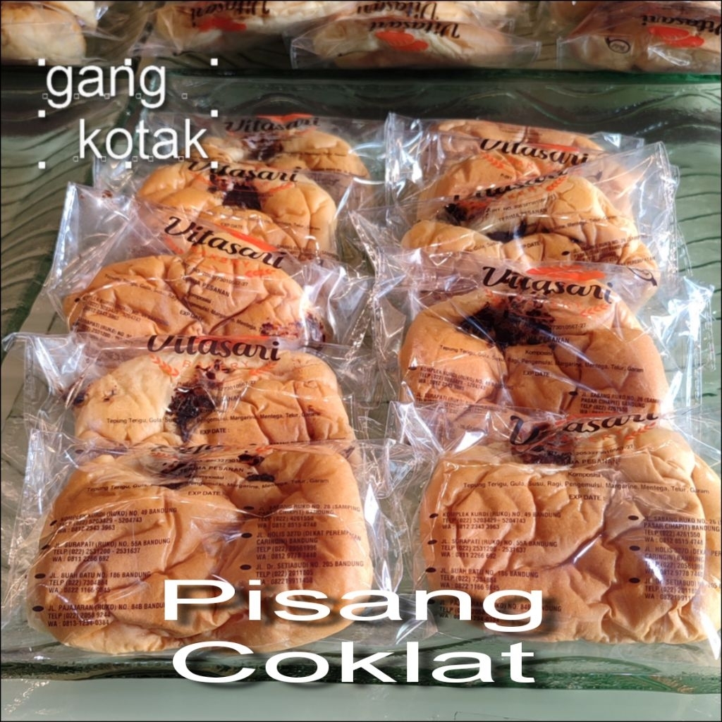 

VITASARI BANDUNG Roti Pisang Coklat Satuan