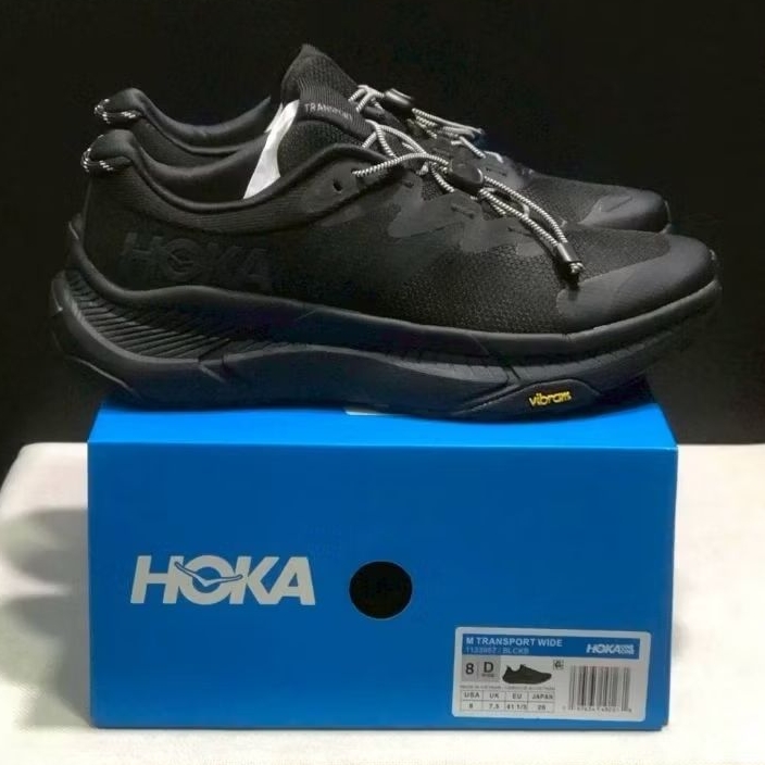 Sepatu Hoka One One M Tranporst All Black