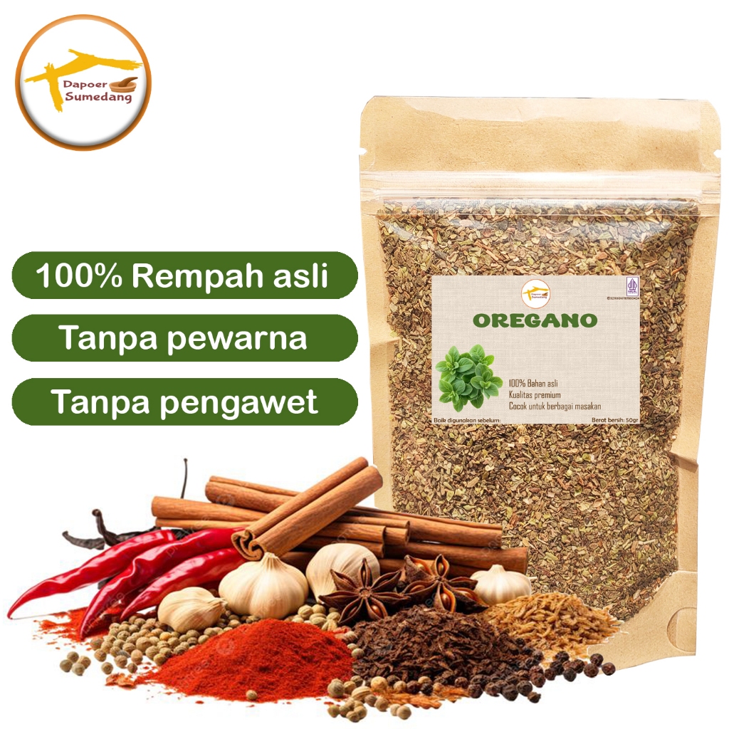 

Oregano/Oregano Flakes/Rempah Murni/Bumbu Masak by Bumbu Dapoer Sumedang