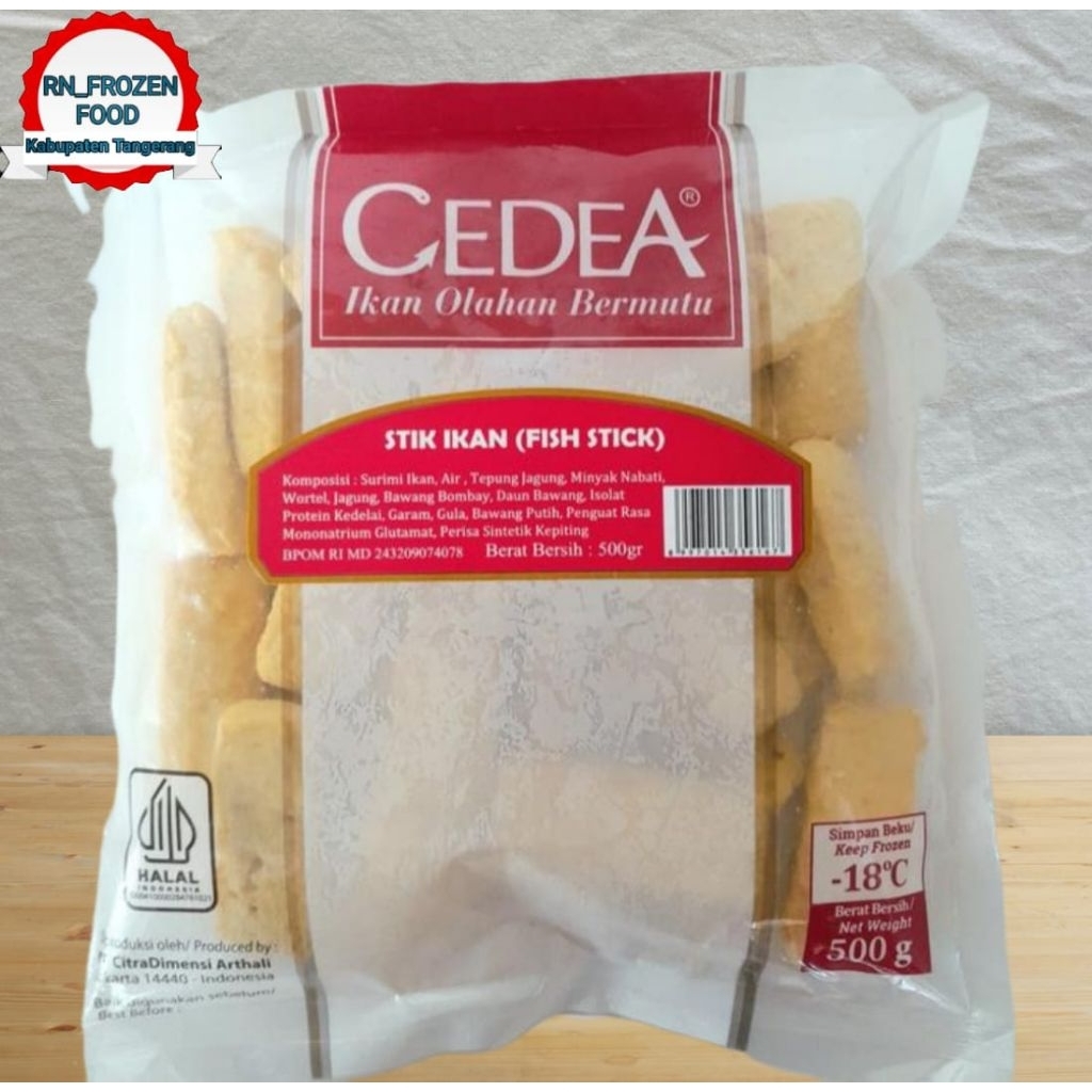 

CEDEA FISH STIK (Stik Ikan) KEMASAN 500gr