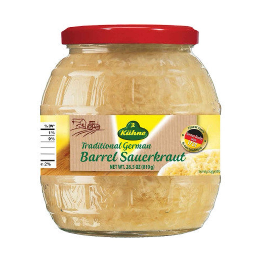 

KUHNE SAUERKRAUT/ASINAN KUBIS KHAS JERMAN 810 GRAM