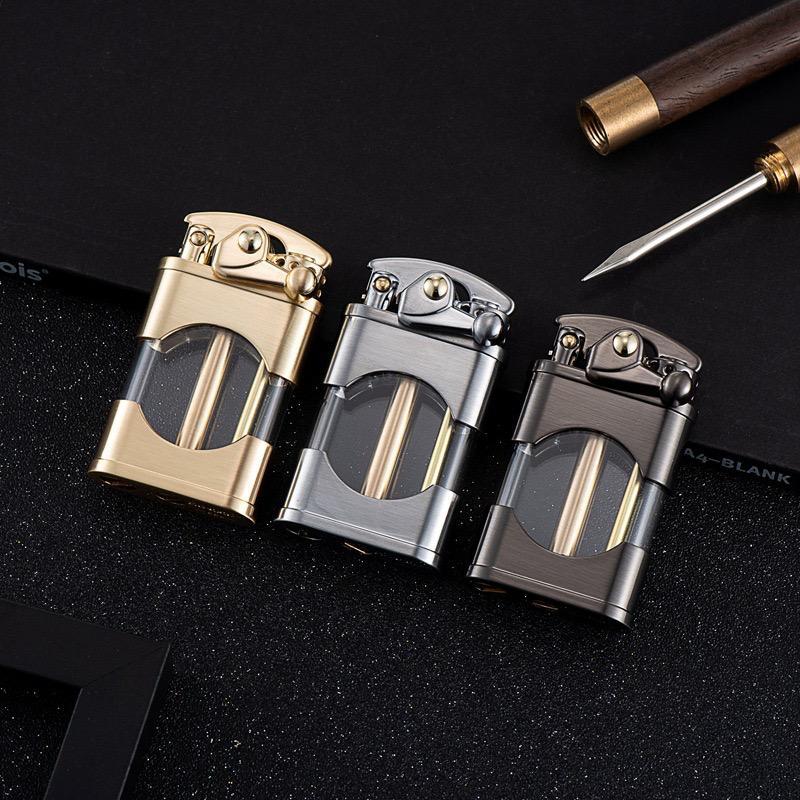 Mancis Korek Api Minyak Retro Zorro Lighter Transparant 660 Gift Box