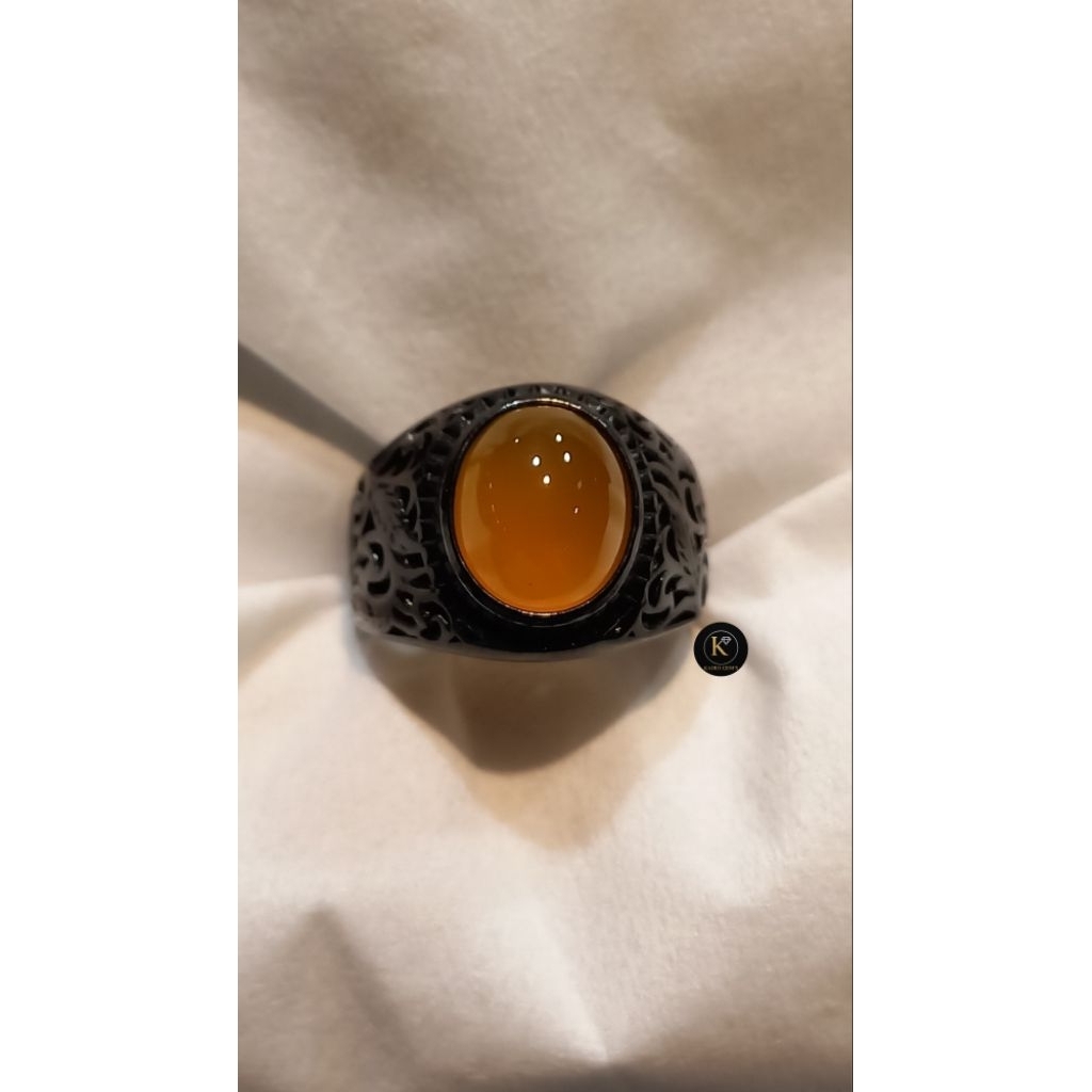 Cincin Batu Permata Cempaka Kuning