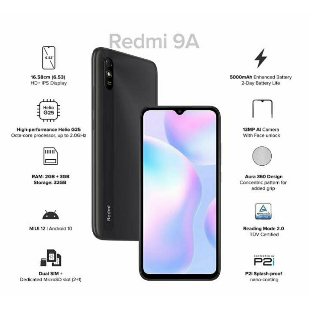 HP XIOMI REDMI 9A MURAH KUALITAS AMAN GARANSI 1 TAHUN