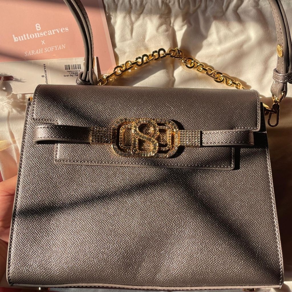 NEW SARAH BAG BUTTONSCARVES