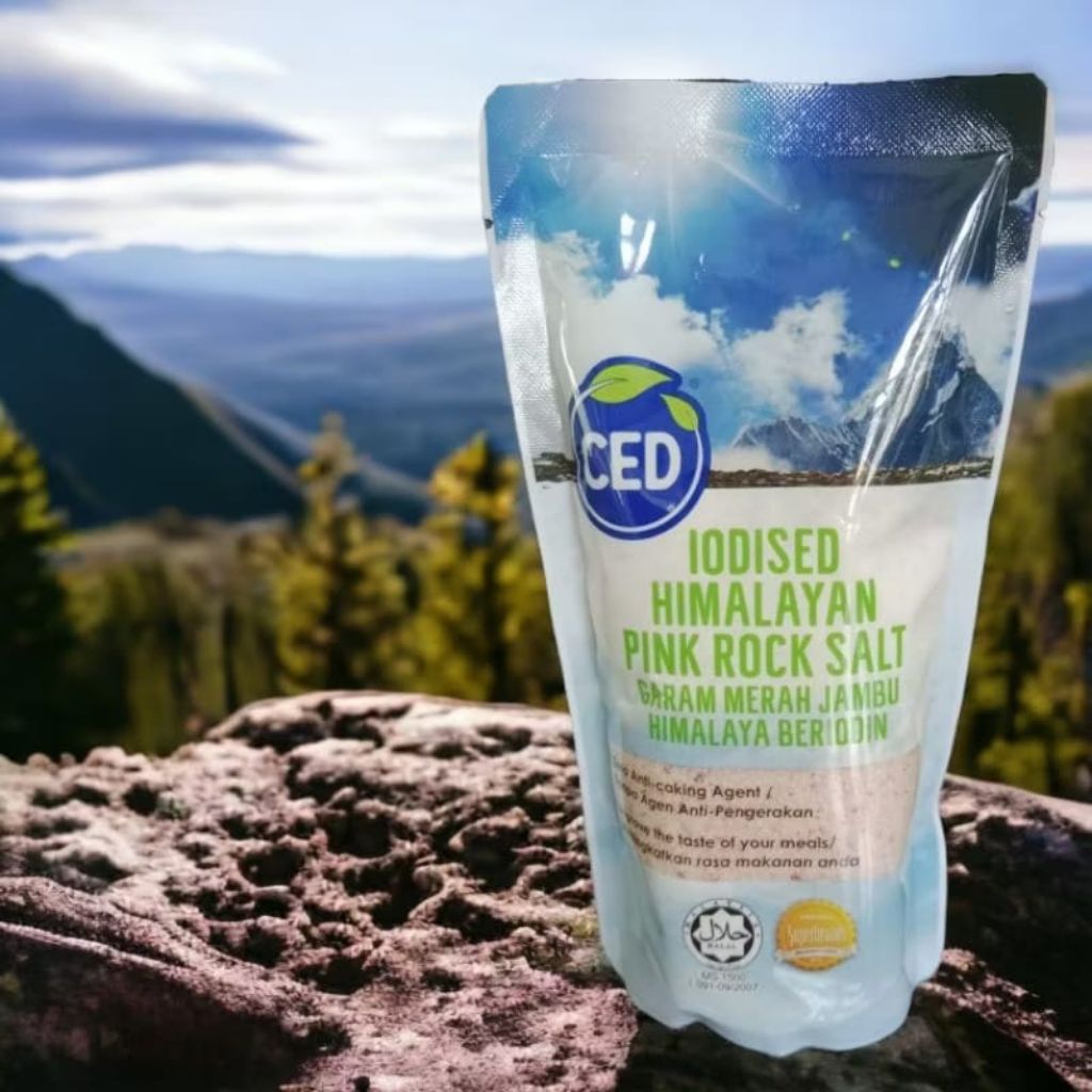 

500gr CED Natural Himalayan Pink Rock Salt Garam Himalayan