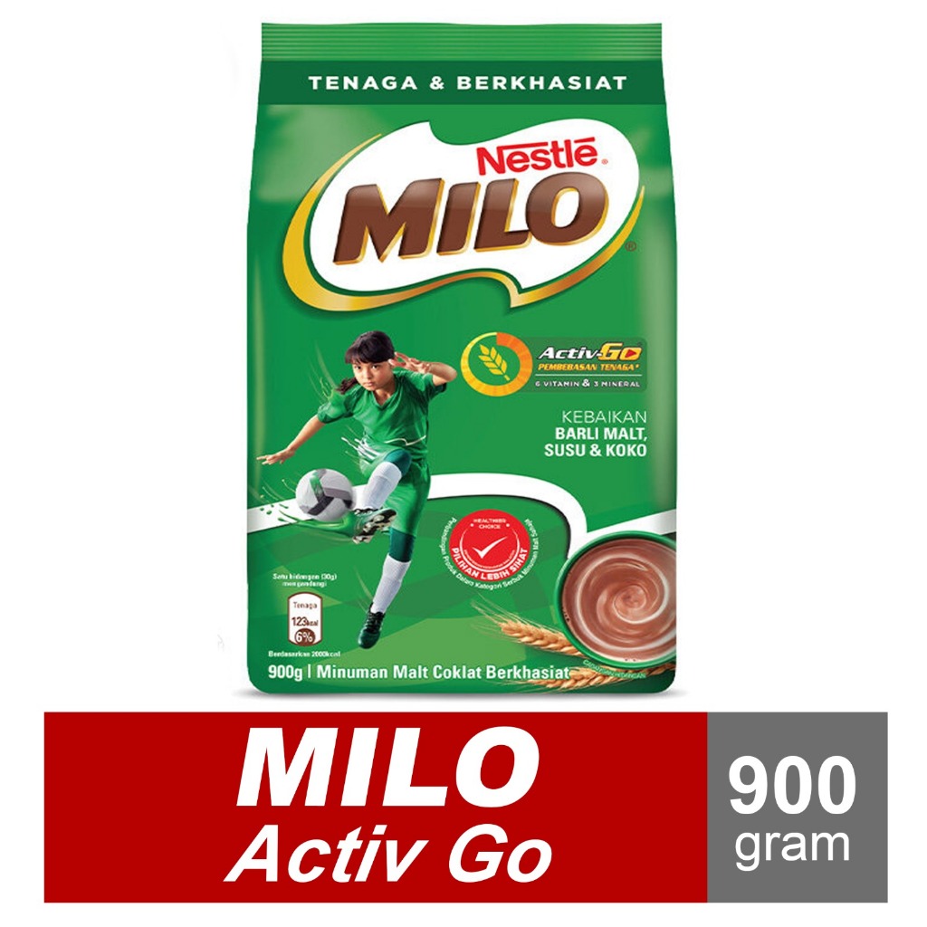 

Milo Activ Go Malaysia Berat 900gr ( Besar) Exp Agustus 2026 PROMO HALAL