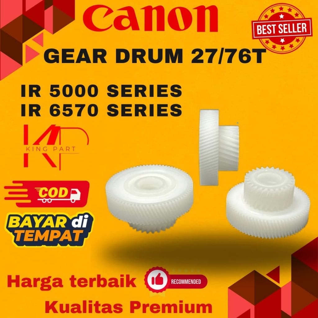 GEAR DRUM 21/76T IR5000/6000/5020/6020/6570/5050/5075