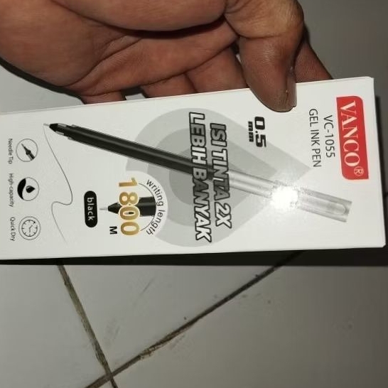 

pulpen gel vanco bolpen gel vanco pena gel vanco bolpoin gel VANCO vc.1055 ujung pena 0,5m