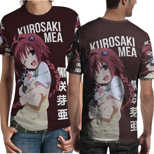 Kaos Mea Kurosaki Tshirt Fullprint Unisex Casual Bahan Polyester Jersey [PO 3 HARI]