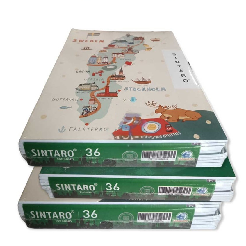 

[ 10 PCS ] BUKU TULIS SINTARO 36 LEMBAR PANJANG / MOTIF RANDOM